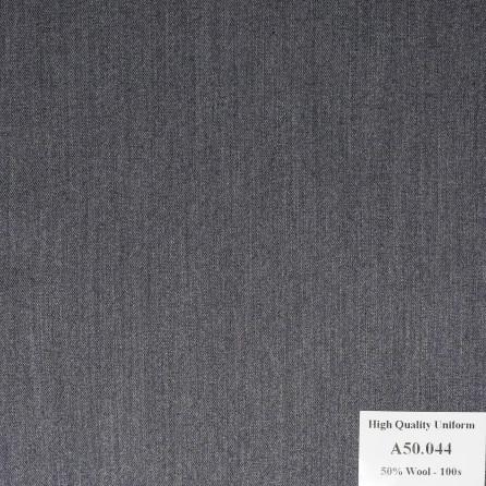A50.044 Kevinlli V1 - Vải Suit 50% Wool - Xám Trơn